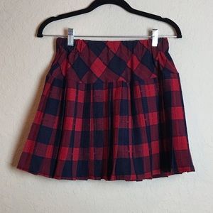 Tartan Pleated Skirt